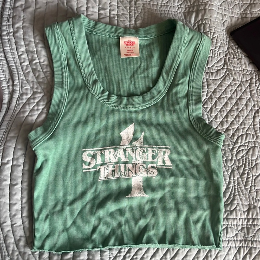 PacSun green muscle tank